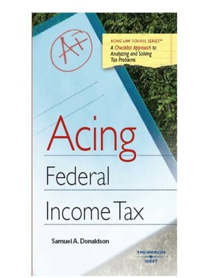 cover image of Acing Federal Income Tax